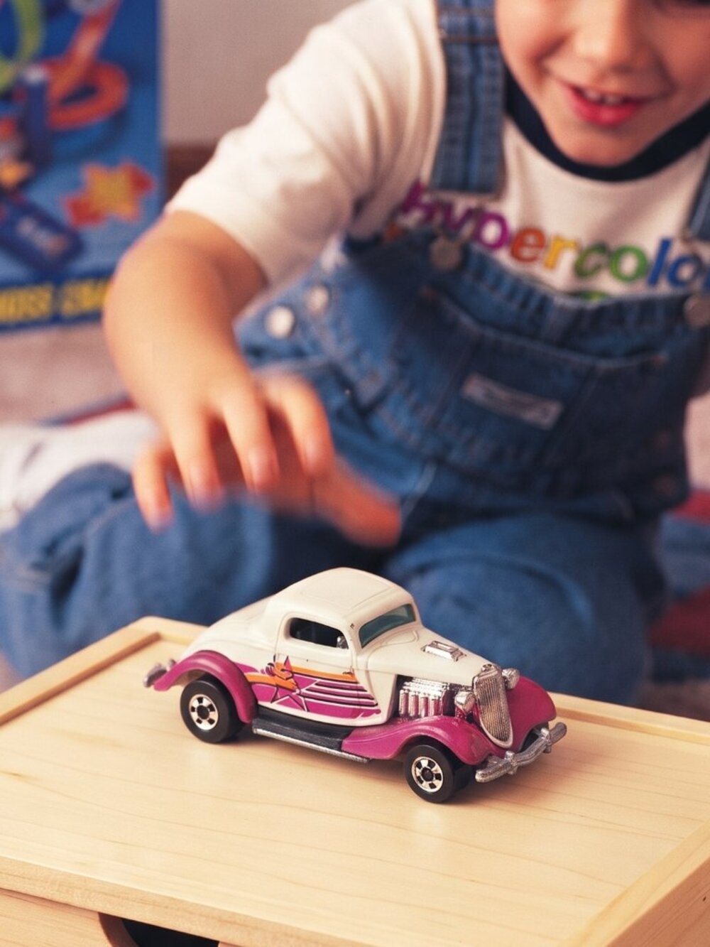 1979 Hot Wheels 3-Window 34 Ford Hi-Rakers Pink White Vintage Malaysia